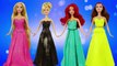 Поделки из пластилина Play Doh: Куклы Принцессы Диснея Лепим вечерние платья из Плей До. Игрушки +1