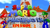 Super Mario 64 multiplayer v1.3 avec MarioandOlimar Épisode 1 partie 1