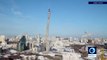 Démolition d'une Tour de 220m en pleine ville en russie. Impressionnant
