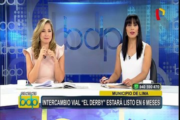 Intercambio vial El Derby: anuncian plan de desvíos en abril