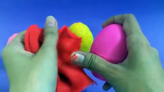 Play Doh Eggs Surprise Rubber Duck, Baby Doll, Fish & Pig