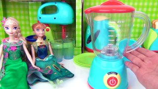 JUST LIKE HOME Deluxe KITCHEN Appliance Full Set with Play-doh & Frozen Elsa