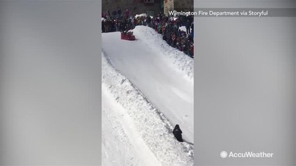 Sleds rigged from duct tape, cardboard compete in Vermont Derby