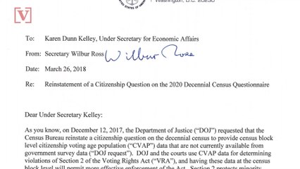 Citizenship Question On 2020 Census Prompts California To Sue Trump Administration