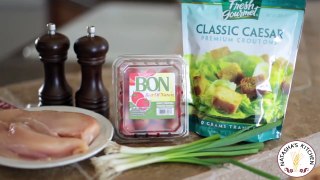 Salads: Creamy Spinach Salad with Chicken & Baby Tomatoes - Natashas Kitchen