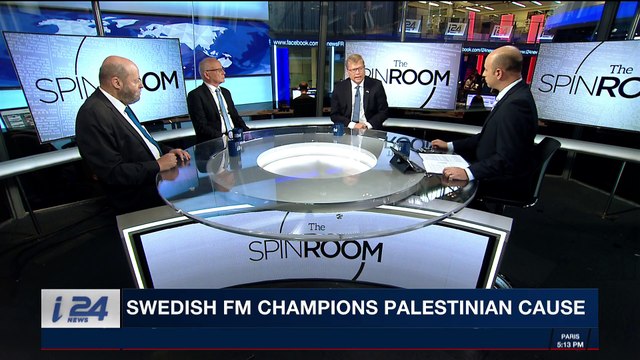 THE SPIN ROOM | Swedish Amb. discusses Mideast conflict | Tuesday, March 27th 2018