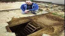 A  Man Stunned When His Collapsed Driveway Reveals A Secret Room Under His House
