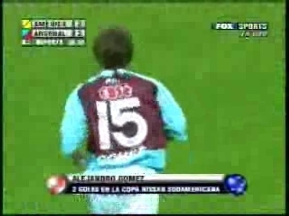 30/11 :: América 2 - Arsenal 3 :: Goles