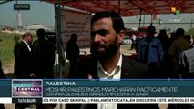 Palestinos marcharán contra bloqueo israelí impuesto a Gaza