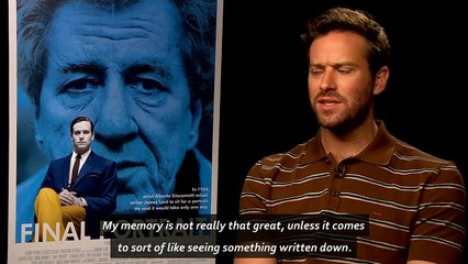 Armie Hammer: smoking less pot has helped with lines