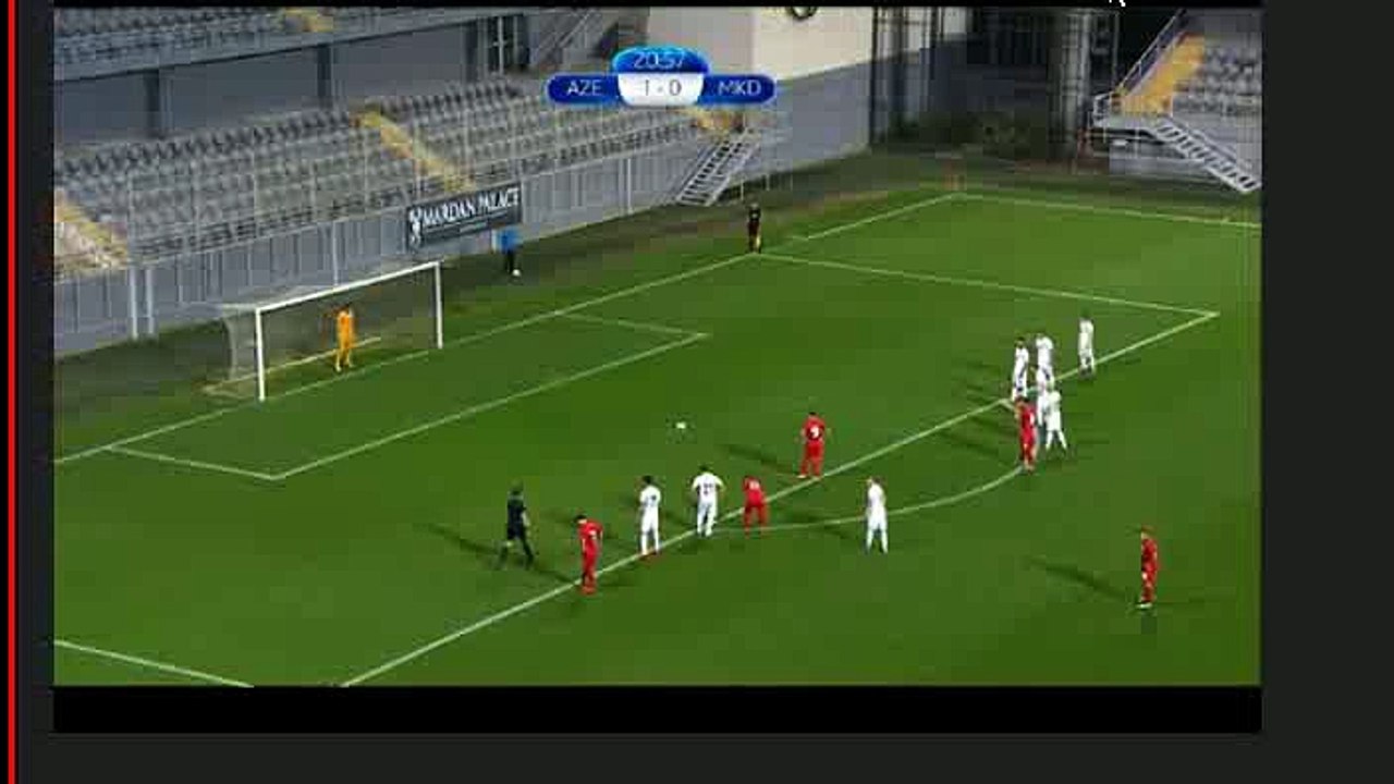 Sahriyar Rahimov Goal - Azerbaijan 1-1 FYR Macedonia 27-03-2018