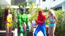 スパイダーマンとスパイダーマンの挑戦 - 子供のための映画 w/スーパー ヒーロー冷凍エルザ & アンナ - エルザ