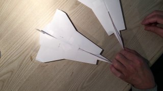 Paper airplane how to make a Saab J35 Draken