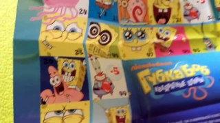 Spongebob Surprise Eggs,как Киндер Сюрприз по мультику Губка Боб Квадратные Штаны