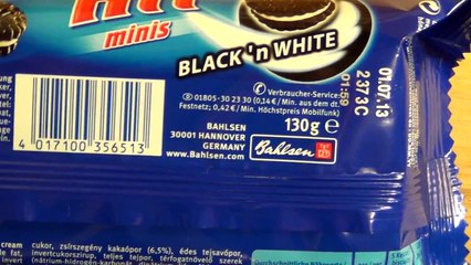 Bahlsen Hit minis Black n White and Milk