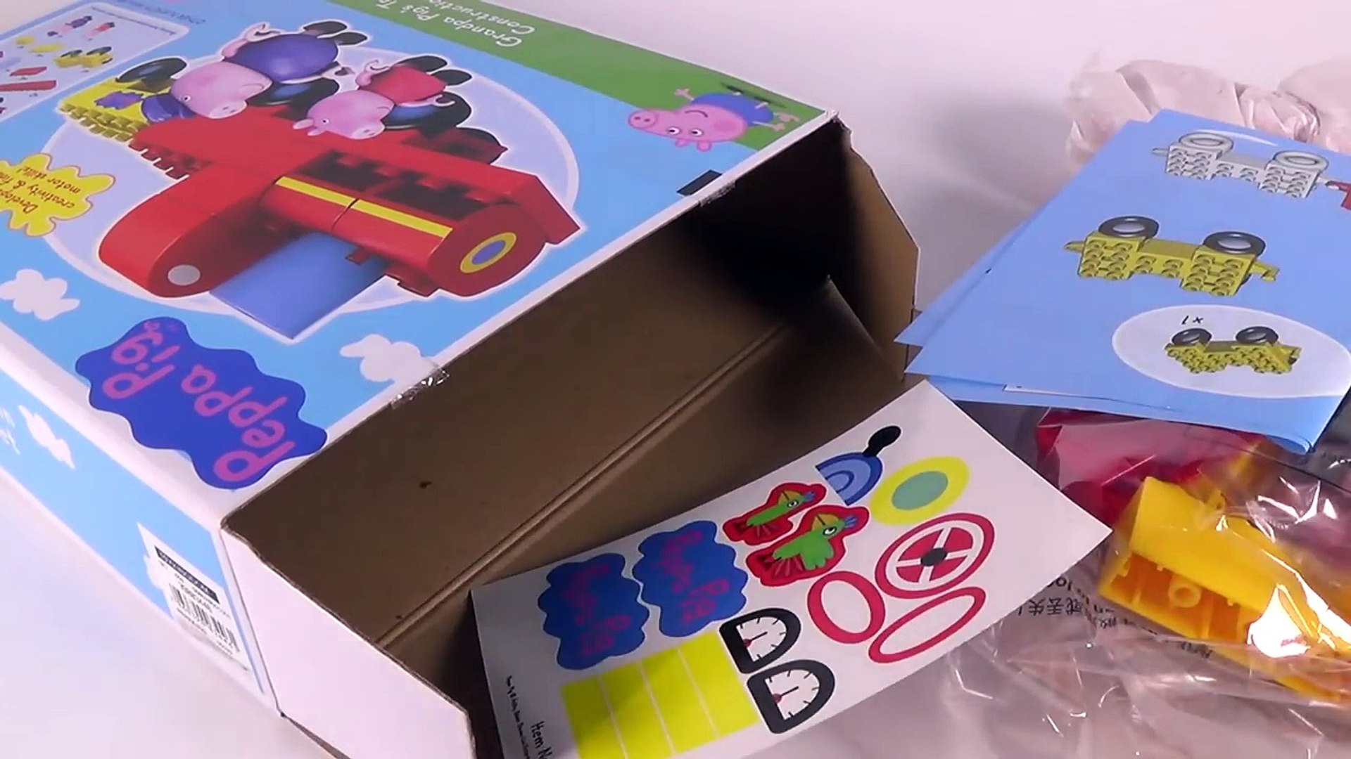 peppa pig grandpa pig's train construction set