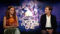 Olivia Cooke rolls her eyes at Tye Sheridan's worthy answer