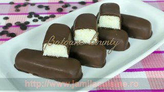 Batoane Bounty de casa | Bounty Chocolate Bars (CC Eng Sub) | JamilaCuisine