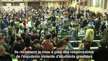 Montpellier: les étudiants mobilisés après la violente intrusion