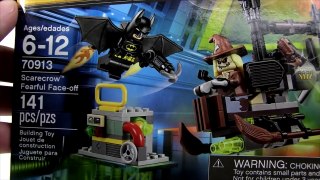 LEGO Batman Movie Scarecrow Fearful Face-Off REVIEW!! Set 70913