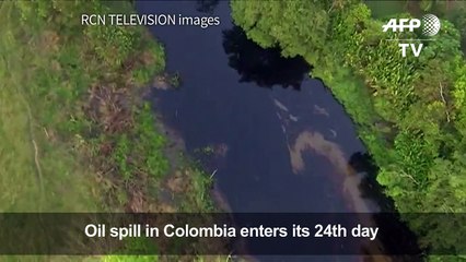 Oil spill spells environmental emergency in Colombia