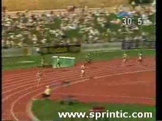 Athlé record du monde 400m féminin M. Koch 47"60