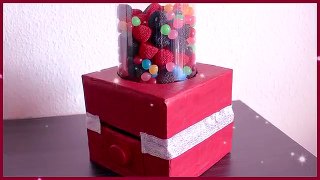 Máquina de chuches DE CARTÓN!! FUNCIONA!! Regalo para san valentín - Mery