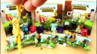 Minecraft Hangers Series 2 Diamond Steve Ghast Figures Ep15