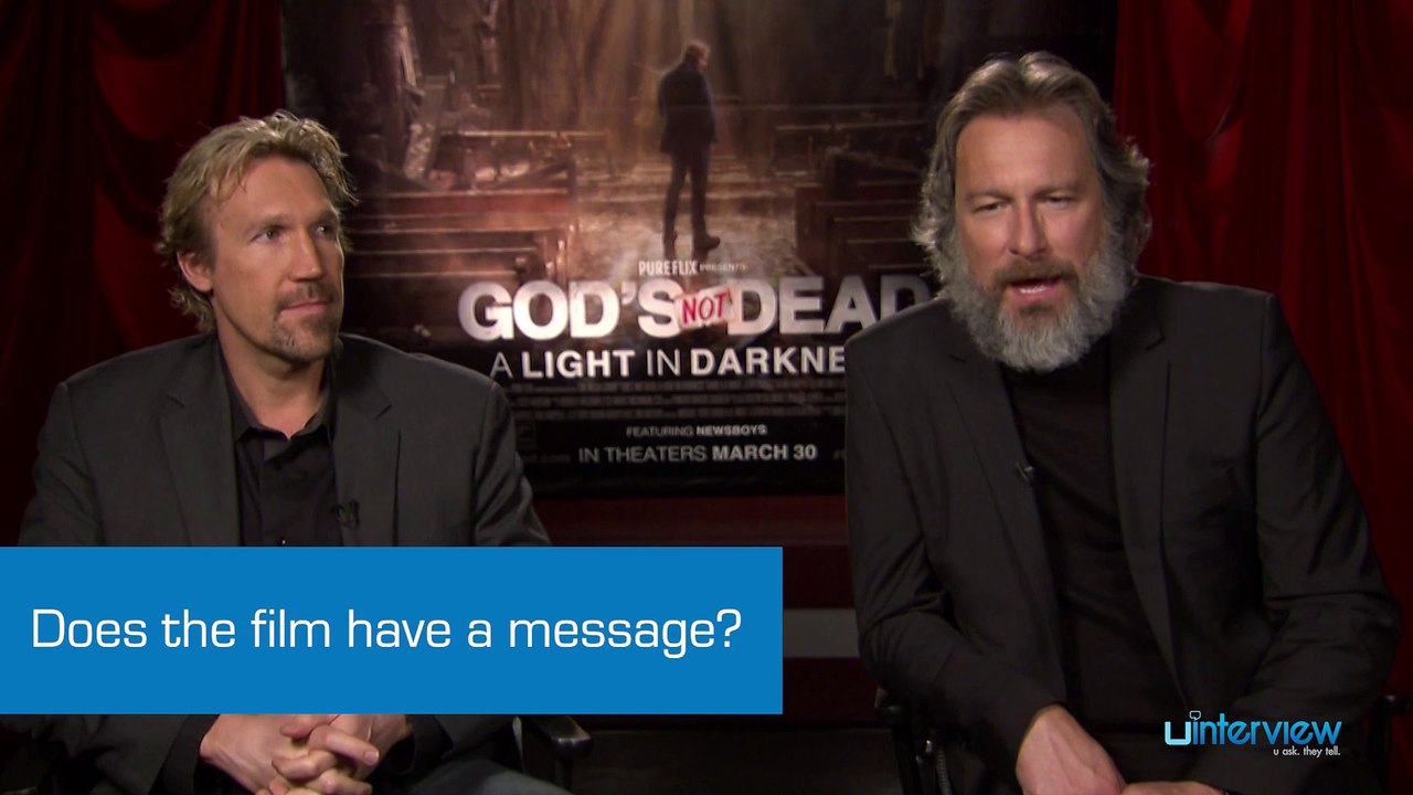 John Corbett & David A.R. White on 'God's Not Dead: A Light in Darkness'