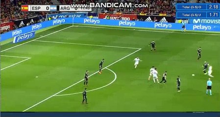 Diego Costa Goal HD - Spain 1-0 Argentina 27.03.2018