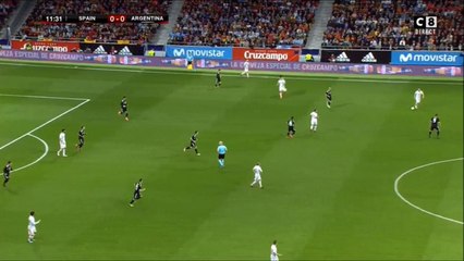 Diego Costa Goal vs Argentina (1-0)