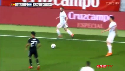 Diego Costa Goal HD - Spain 1-0 Argentina 27.03.2018