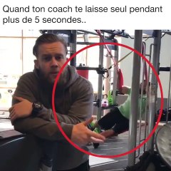 Quand tu es en galère à la gym