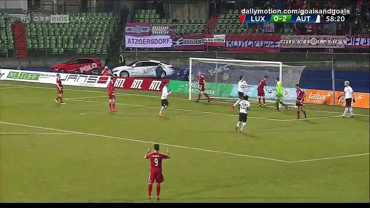 Michael Gregoritsch Goal HD - Luxembourg 0 - 3 Austria - 27.03.2018 (Full Replay)