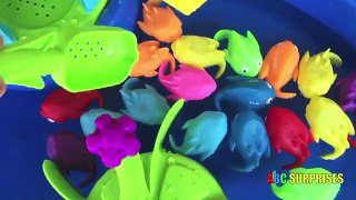 Learn Colors with Fish Eggs Surprise Toys, Disney Finding Dory Water Table, And Thomas and Friends