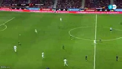 Isco  Second Goal -  Spain vs Argentina  3-1  27.03.2018 (HD)