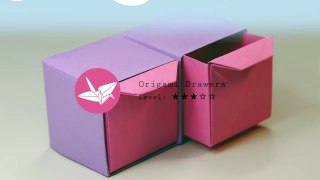 Origami Pull Out Drawers Instructions ♥︎ Tutorial ♥︎ DIY ♥︎