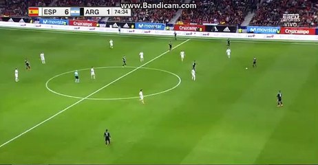 Hatric Goal  Isco (6-1) 	Spain vs Argentina