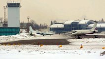 Take-off Tupolev Tu-134B-3