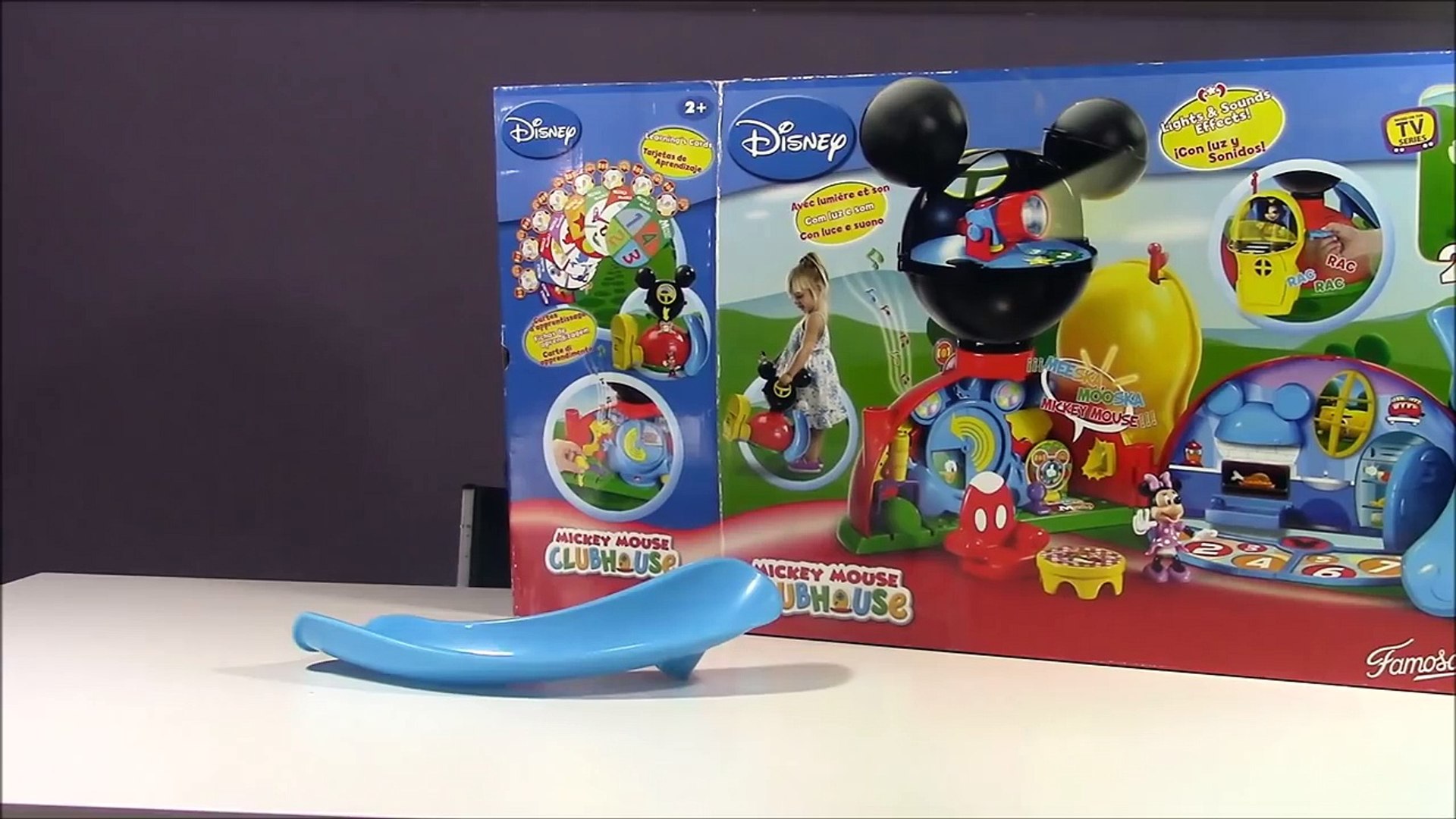 Unboxing Clubhouse Disney Junior - La casa de Mickey Mouse -- Juguetes de Mickey Mouse─影片 Dailymotion