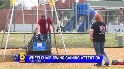 Wheelchair Swing at Arkansas Park Gains Positive Attention on Social Media