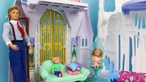 Frozen Elsa Barbie Bed and Breakfast DisneyCarToys Frozen Kids Alex & Felicia Dolls