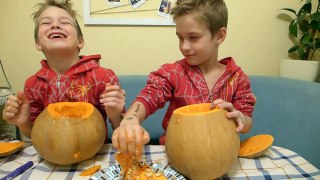 Вырезаем тыквы на Хэллоуин. Halloween Pumpkins Carving