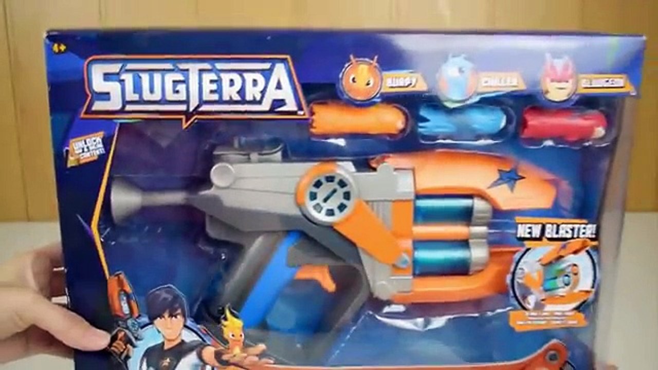 Slugterra Pistola Doble Disparo - Opening Eli Shane Gun - Unboxing Lanzadora Bajoterra - Vidéo Dailymotion