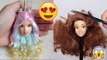 Barbie Hair  Barbie Hairstyle Tutorial  Barbie Hair Color Transformation