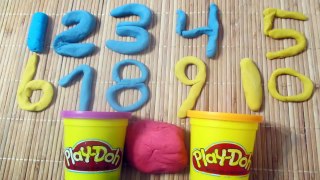 Learn To Count with Play Doh Numbers! 1 to 10 (Numbers from Play Dough)
