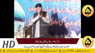 Zakir Nasir Abbas Notak New HD Majils 2018 جناب سجاد کی شام سے رہائی