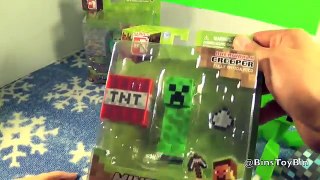 Minecraft Toys! Vinyl Creeper & Action Figures from Mojang! Review by Bins Toy Bin