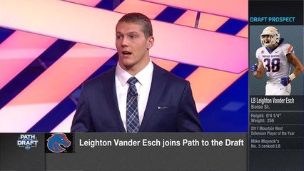 Leighton Vander Esch talks about his journey from walk-on to one of the draft's top LB prospects