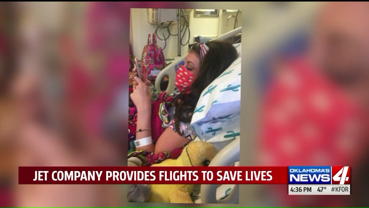 Oklahoma Jet Company Provides Flights to Save Lives video Dailymotion